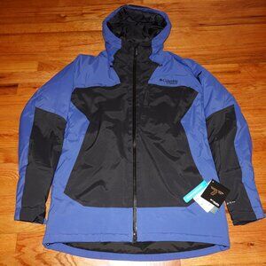 NWT Columbia Men's Cirque Bowl Jacket (Medium) Collegiate Navy Mountain Blue Ski